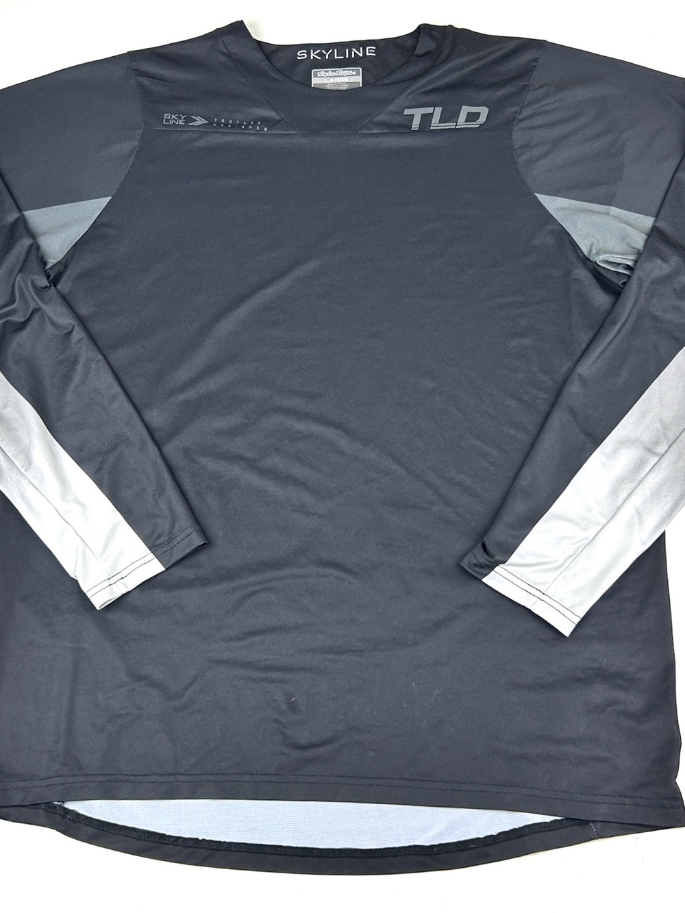 Troy Lee Designs Skyline Jersey Mens Large Black Long Sleeve Trail Bike Shirt